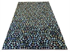 GOLRAN KILIM, 305cm x 204cm, 'Diamond Applegreen', designed by Bertjan Pot, RRP £3400.