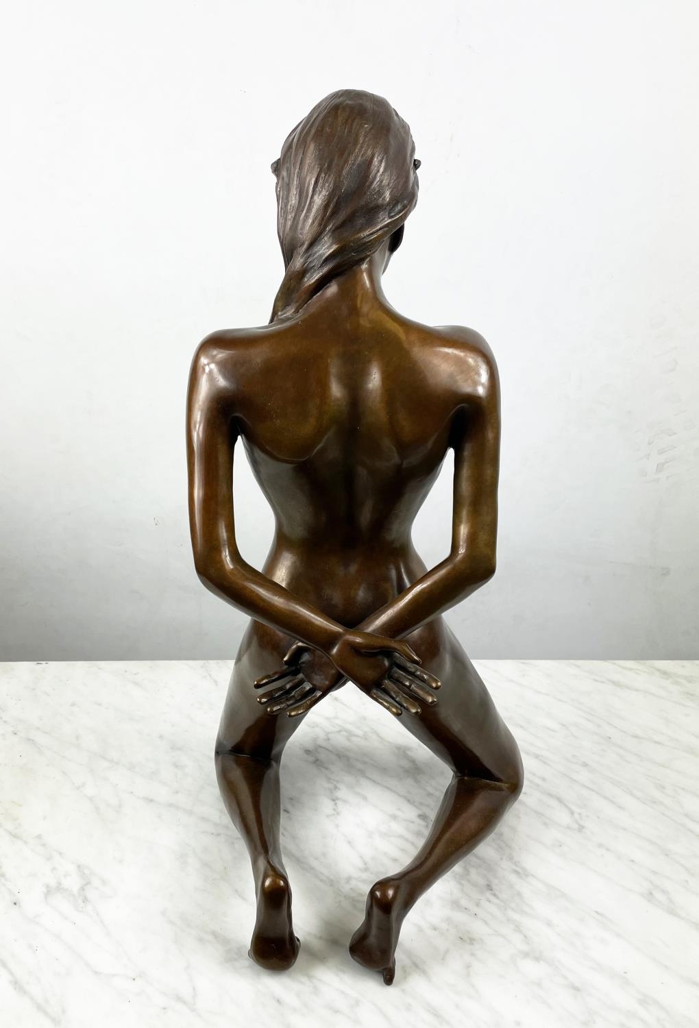 JONATHAN WYLDER (British b.1957), 'Natalie', bronze signed and dated 1999 and numbered 3/9, 60cm - Image 6 of 7