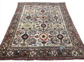 ANTIQUE PERSIAN MAHAL CARPET, 305cm x 235cm.