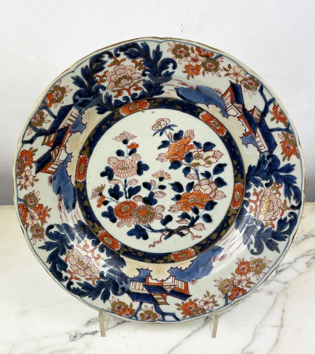 A QUANTITY OF CHINA, including Chinese blue and white, an 18th century Imari plate and a pair of - Image 29 of 30