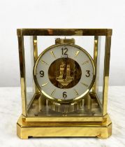 JAEGER LE COULTRE ATMOS CLOCK, mid 20th century serial number 173430, 23cm H x 21cm x 16cm diam.