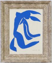 HENRI MATISSE, La Chevelure, original lithograph from the 1954 edition after Matisse's cut outs,