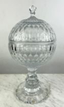WILLIAM YEOWARD, Salome covered centre piece, cut crystal, RRP £6.265, 50cm H.
