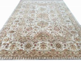 FINE TABRIZ HAJI-JALLILY DESIGN CARPET, 415cm x 305cm.