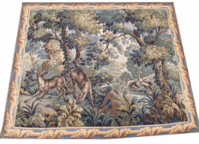 FLEMISH DESIGN TAPESTRY, 208cm x 176cm.