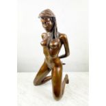 JONATHAN WYLDER (British b.1957), 'Natalie', bronze signed and dated 1999 and numbered 3/9, 60cm