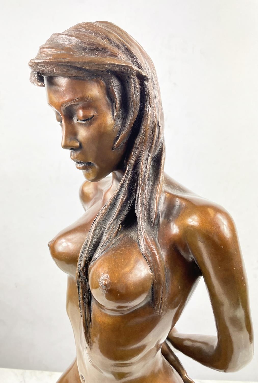 JONATHAN WYLDER (British b.1957), 'Natalie', bronze signed and dated 1999 and numbered 3/9, 60cm - Image 3 of 7