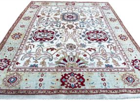 INDIAN AGRA CARPET, 320cm x 246cm.