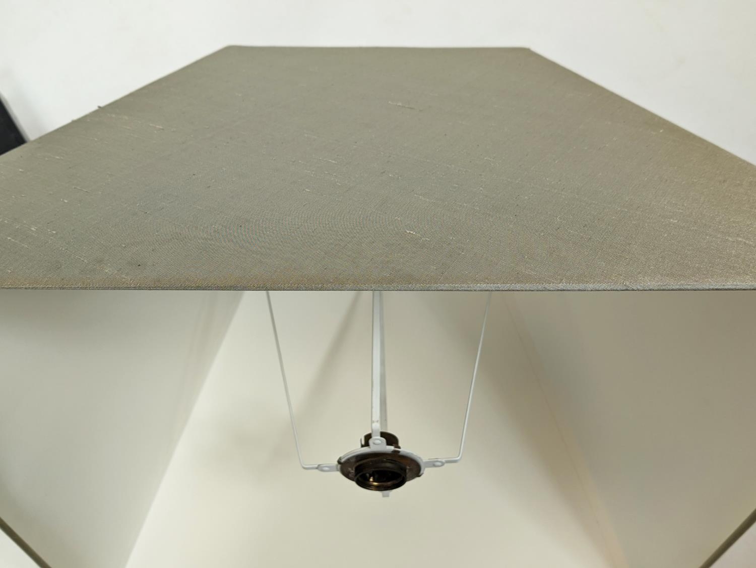 JULIAN CHICHESTER FLOOR LAMP, cast metal on marble base 153cm H. - Image 8 of 9