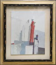 CONTEMPORARY SCHOOL, untitled abstract print, framed and glazed, 118cm x 98.5cm.