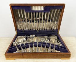 CANTEEN OF SILVER, eight place setting by Edward Viner, Sheffield, 1965, approx 100 oz (excluding