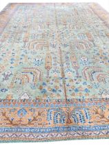 ANTIQUE ANATOLIAN OUSHAK CARPET, 455cm x 355cm