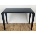 LIGNE ROSET CONSOLE TABLE, 100cm x 74cm H x 36cm, ebonised wood.