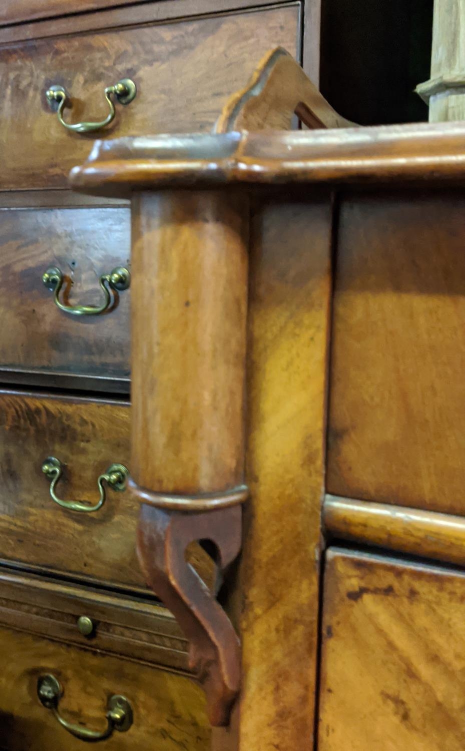 SIDE CABINET, 19th century Continental mahogany, fitted with a single drawer over a single door, - Image 3 of 10