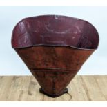 GRAPE HOD, vintage French, painted metal, 75cm W x 78cm H.