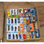 BOX WITH VARIOUS MODEL VEHICLES