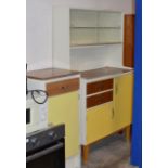 RETRO KITCHEN UNIT WITH MATCHING SIDE UNIT