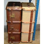 2 VINTAGE TRAVEL TRUNKS