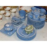 A COLLECTION OF WEDGWOOD JASPER WARE
