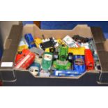 BOX WITH VARIOUS MODEL VEHICLES