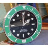 ROLEX WALL CLOCK