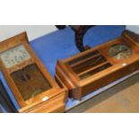 2 VARIOUS WALL CLOCKS