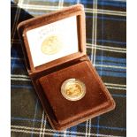 1981 PROOF SOVEREIGN COIN IN PRESENTATION BOX
