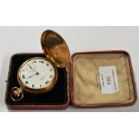 WALTHAM 9 CARAT CASED SIDE WINDER POCKET WATCH