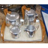 5 PIECE PICQUOT WARE TEA SERVICE