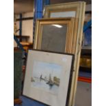 VARIOUS FRAMED PICTURES, WATERCOLOUR ETC