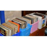 4 BOXES WITH VARIOUS LP RECORDS
