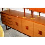 VINTAGE TEAK FINISHED SIDEBOARD