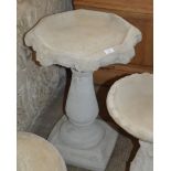 OCTAGONAL GARDEN BIRD BATH