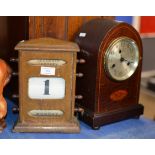 DESK TOP DATA & STRIKING MANTLE CLOCK