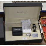 LOUIS ERARD ULTIMA SPORTS 1931 LIMITED EDITION CHRONOGRAPH WRIST WATCH WITH BOX & PAPERS