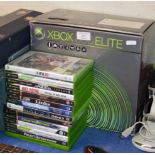 XBOX SYSTEM WITH VARIOUS GAMES