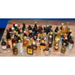 A COLLECTION OF VARIOUS ALCOHOL MINIATURES