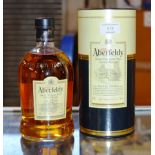 DEWAR'S ABERFELDY 12 YEAR OLD SINGLE HIGHLAND MALT SCOTCH WHISKY, WITH PRESENTATION BOX - 1 LITRE,