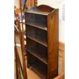 OAK OPEN BOOKCASE