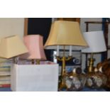 COLLECTION OF VARIOUS TABLE LAMPS