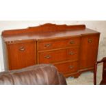 MODERN CHERRY WOOD SIDEBOARD