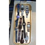 VARIOUS COSTUME WRIST WATCHES
