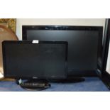 2 SMALL LCD TVS