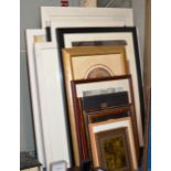 QUANTITY VARIOUS MODERN FRAMED PICTURES