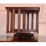 MAHOGANY MINIATURE REVOLVING BOOKCASE