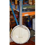 VINTAGE BANJO WITH CARRY CASE