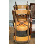 SET OF 4 MODERN CHAIRS