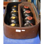 2 SETS OF 4 LAWN BOWLS