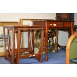 MAHOGANY SINGLE DRAWER TABLE, NEST OF 2 G PLAN TABLES