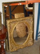 2 GILT FRAMED WALL MIRRORS